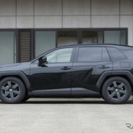 サステックプロCR　RAV4装着例（最下部車高：フロント 55mmダウン / リア 54mmダウン）