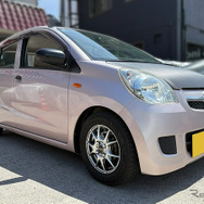 テイン フレックスZ　ダイハツ・ミラ装着例（基準車高純正比：フロント 40mmダウン / リア 50mmダウン）