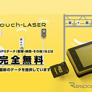 ブリッツ『Touch-LASER』シリーズ向けGPSデータ2026年7月分、無料配信開始