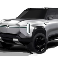 三菱 パジェロ 新型のエクステリアデザインスケッチ