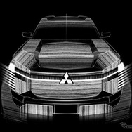三菱 パジェロ 新型のエクステリアデザインスケッチ