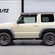 ブリッツ DAMPER ZZ-Rリフトアップモデル　ジムニーシエラ装着例（基準車高：フロント 35mmアップ / リア 35mmアップ）