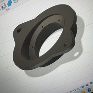ダッシュ上部のツイーター取り付けスペースに角度をつけたツイーターパネルを設置するのも3Dプリンターならではの成型となる