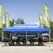TOYO TIRES OPEN COUNTRY ブース（イメージ）