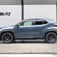 ブリッツ DAMPER ZZ-R　ヤリスクロスハイブリッドGRスポーツ装着例（基準車高：フロント 31mmダウン / リア 30mmダウン）