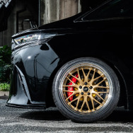 WORK LANVEC LMX（アンバーゴールド／バフアルマイト） × TOYOTA アルファード