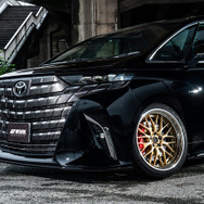 WORK LANVEC LMX（アンバーゴールド／バフアルマイト） × TOYOTA アルファード