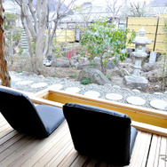 お部屋にも専用の足湯がある迎賓室 竜胆（鬼怒川 絆）