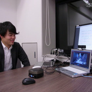 実装内容をテレビ会議システムで本社にも発表