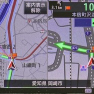 岡崎東インターへの一般道からのアプローチもきちんと対応