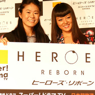 澤穂希、祐真キキ／「HEROES Reborn／ヒーローズ・リボーン」イベント