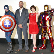 ネイト・ムーア、米倉涼子／『シビル・ウォー／キャプテン・アメリカ』来日会見