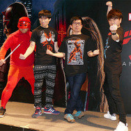 玉城泰拙、なだぎ武、竹若元博、川谷修士／「デアデビル」シーズン2上映イベント