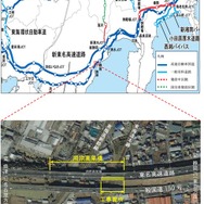 今回東名高速道路で工事を実施するエリア