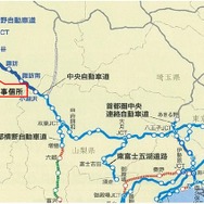 今回中央自動車道で工事を実施するエリア