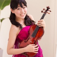 ゲスト　ヴァイオリン　坪井 夏美（写真提供：リソー教育）