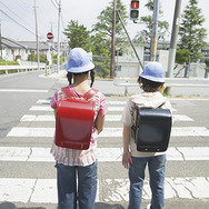 小学生の登下校のようす