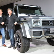 メルセデスG550 4X4 スクエアード 発表会