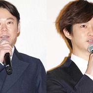 阿部サダヲ＆千葉雄大／『殿、利息でござる！』完成披露“ゼニ集め”イベント