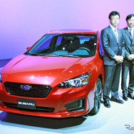 スバル インプレッサ 新型、国内初披露