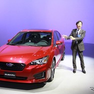 スバル インプレッサ 新型、国内初披露