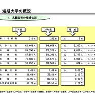短期大学の概況
