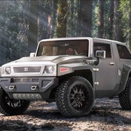 中国名「勇士 戦剣」ベース車である「Hummer HX」の面影が残る(ジョージ・パットンのホームページより)