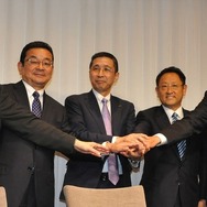 日本自動車工業会西川新執行部体制。西川氏の昇格で八郷氏が新任、相川副会長の辞任後は空席