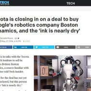トヨタとグーグルが交渉中と伝えた米『TECH INSIDER』