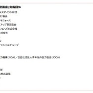 実施団体の一覧