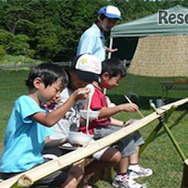 流しそうめん体験