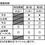 宝さがしゲーム 開催日時