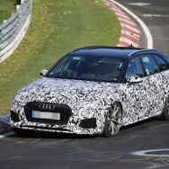 アウディ RS4アバント スクープ写真