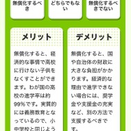 「政党との相性診断～18歳Ver.～」回答画面