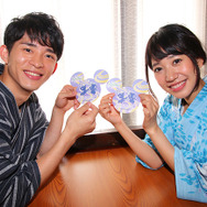 オリジナルウィッシングカード（短冊）「れすとらん北齋」（モデル：那海＆本多遼）