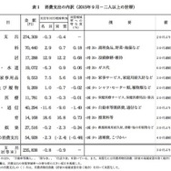 消費支出の内訳