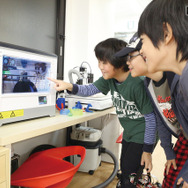 3Dプリンターでデジタルものづくり講座のようす