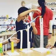 ピタゴラ装置製作のようす