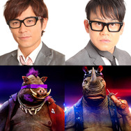 藤森慎吾＆宮川大輔　『ミュータント・ニンジャ・タートルズ：影＜シャドウズ＞』(C)2015 PARAMOUNT PICTURES. ALL RIGHTS RESERVED.