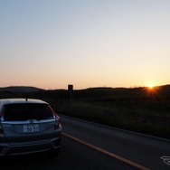 秋吉台は格別の夕景を楽しめるビュースポットのひとつだが、ゴールデンウィーク中であるにもかかわらず観光客はほとんどいなかった。