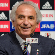 サッカー日本代表を発表するバヒド・ハリルホジッチ監督（2016年8月25日）
