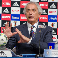 サッカー日本代表を発表するバヒド・ハリルホジッチ監督（2016年8月25日）