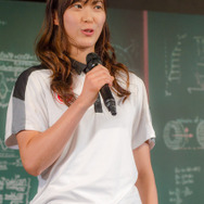 アイスホッケー女子日本代表チーム「スマイルジャパン」の鈴木世奈（2016年8月29日）