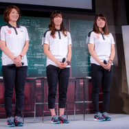 ブリヂストンタイヤジャパン「 2016BLIZZAK（ブリザック）プロモーション発表会」でアイスホッケー女子日本代表チーム「スマイルジャパン」がトークセッション（2016年8月29日）