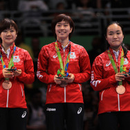 卓球女子団体で日本代表が銅メダルを獲得（2016年8月16日）