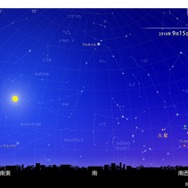 2016年9月15日20時ごろ 東京の星空　（c） 国立天文台天文情報センター