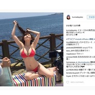 熊田曜子、奇跡のセクシー美ボディ披露