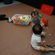 会場には子どもが実際に遊べるスペースも用意されていた