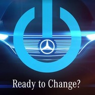メルセデスの新型EVコンセプトの予告イメージ