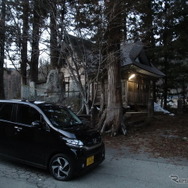 旧鬼無里村の神社にて